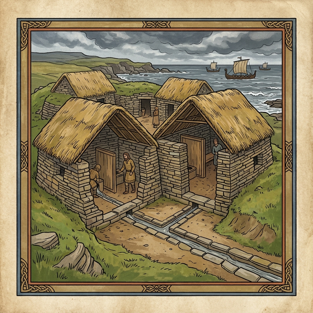 Tidlig latrin i Skara Brae – en vikingetidsfremstilling af hygiejne og kloaksystem