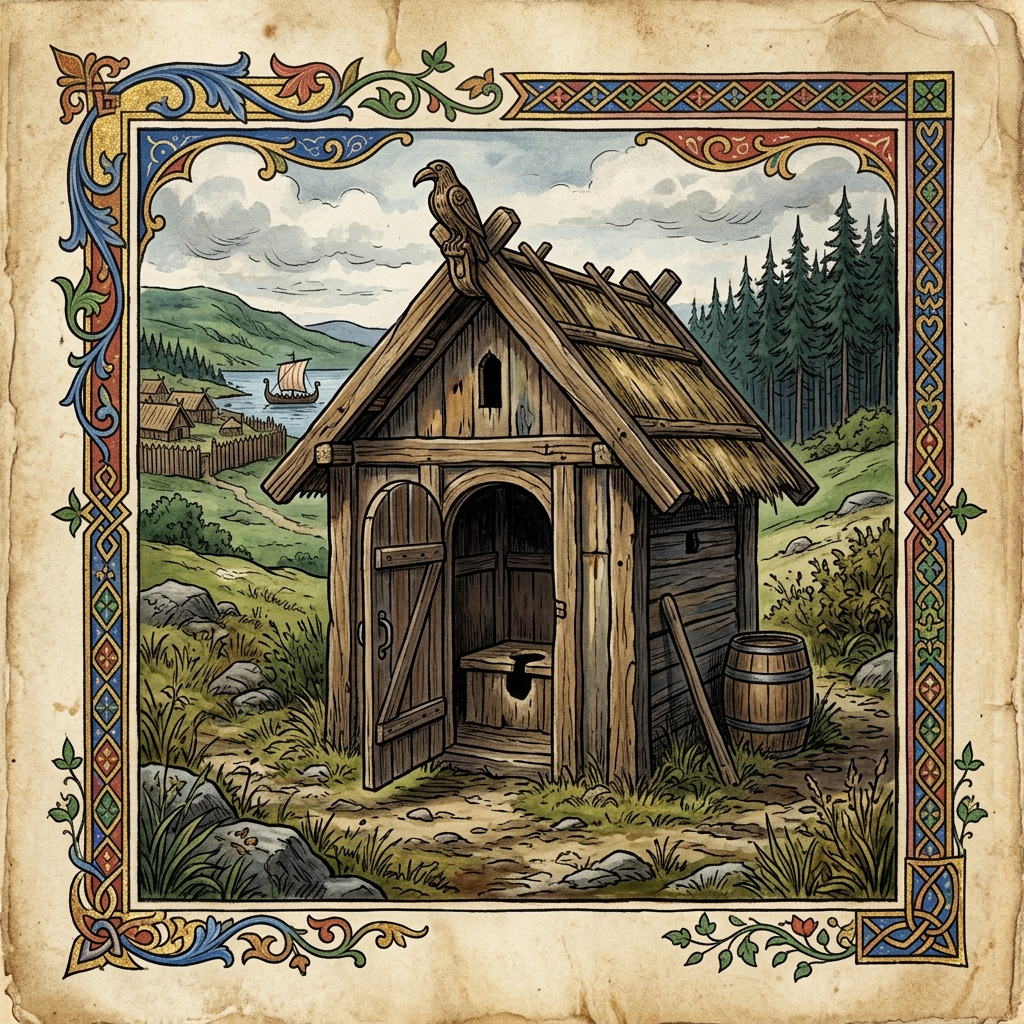 Vikingernes toilethus af træ – et indblik i vikingernes hygiejne i middelalderen
