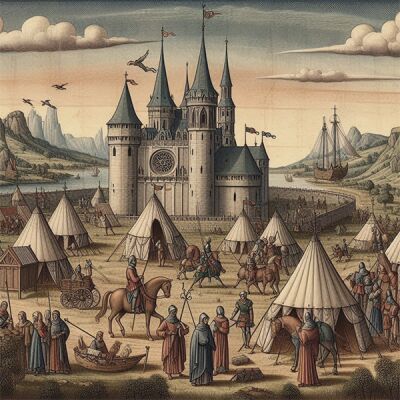 Middelaldertelt: tips og anbefalinger - Middelalderlige telte - historie, konstruktion og brug i hverdagen