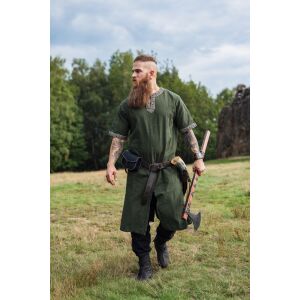 Wikinger Kurzarmtunika grün - Teil der Mittelalter...