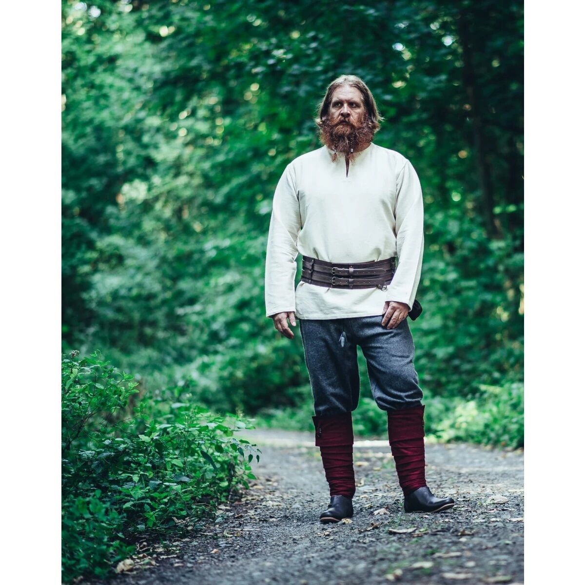 Rustikke uldbukser grå "Harald" M