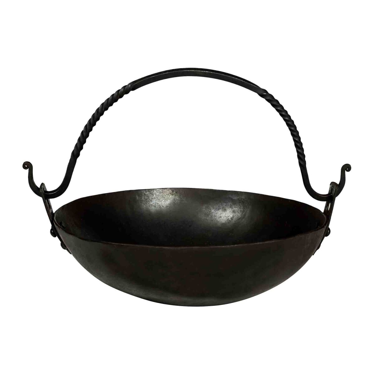 Håndsmedet jernkedel 21 cm