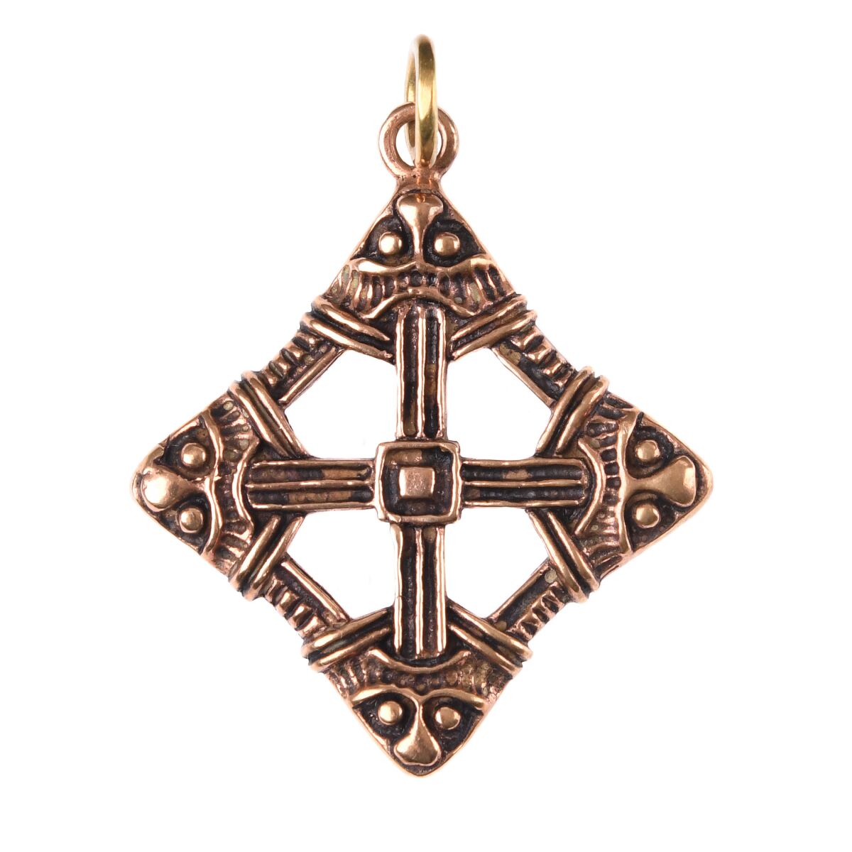Vedhæng i bronze, "Vikingekors"