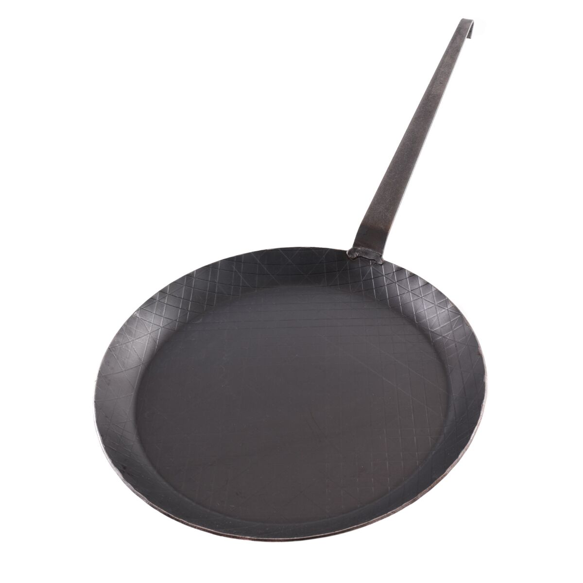 Stegepande med smedet kroghåndtag, ca. 40 cm