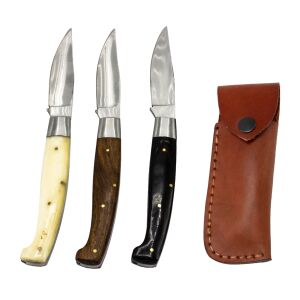 Taschenmesser oder Klappmesser Klassik mit Lederetui