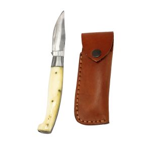 Taschenmesser oder Klappmesser Klassik mit Lederetui