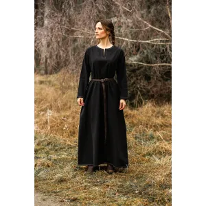 Viking-underkjole sort "Helga"