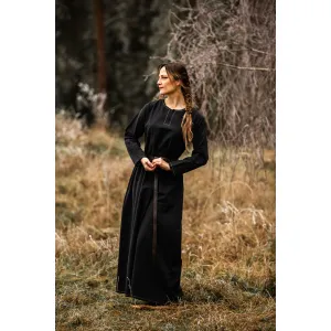 Viking-underkjole sort "Helga"