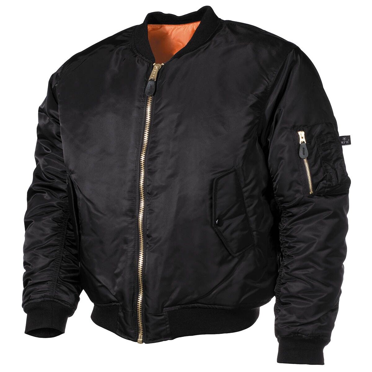 US pilotjakke MA1, sort XXXL, B-vare