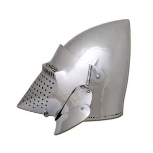 Hundsgugel, ca. 1400, 2 mm stål - velegnet til opvisningskampe